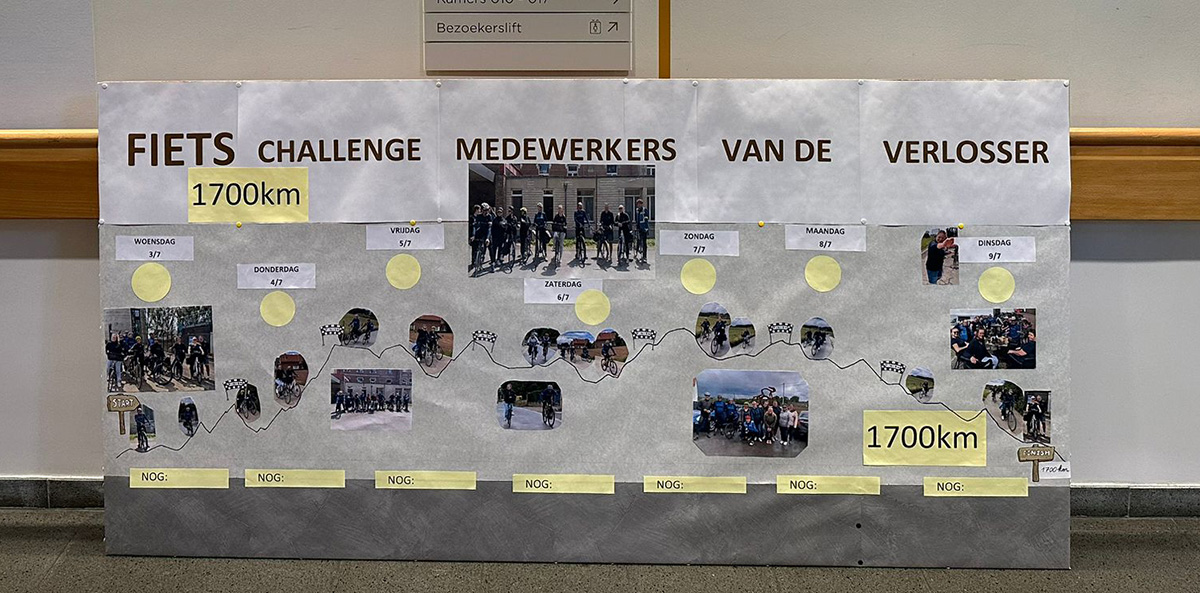 Samen 1700 km voor onze bewoners - de sportieve challenge